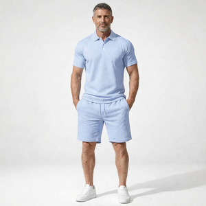 Brevado - Matching Polo Shirt And Shorts Set