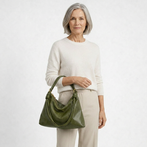 Geometra - Geometric Wide-Strap Single Shoulder Bag
