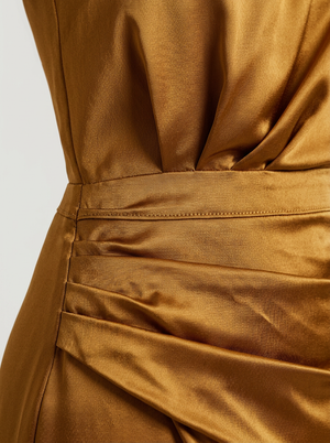 Elena - One-Shoulder Asymmetric Midi Dress