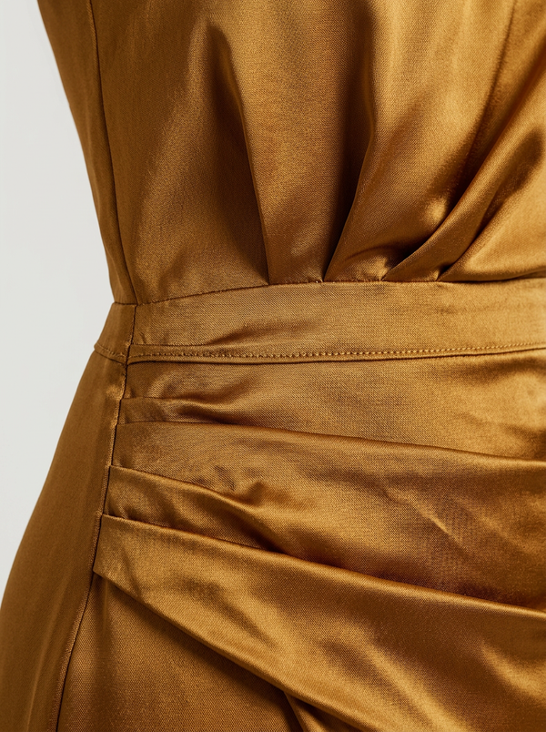 Elena - One-Shoulder Asymmetric Midi Dress