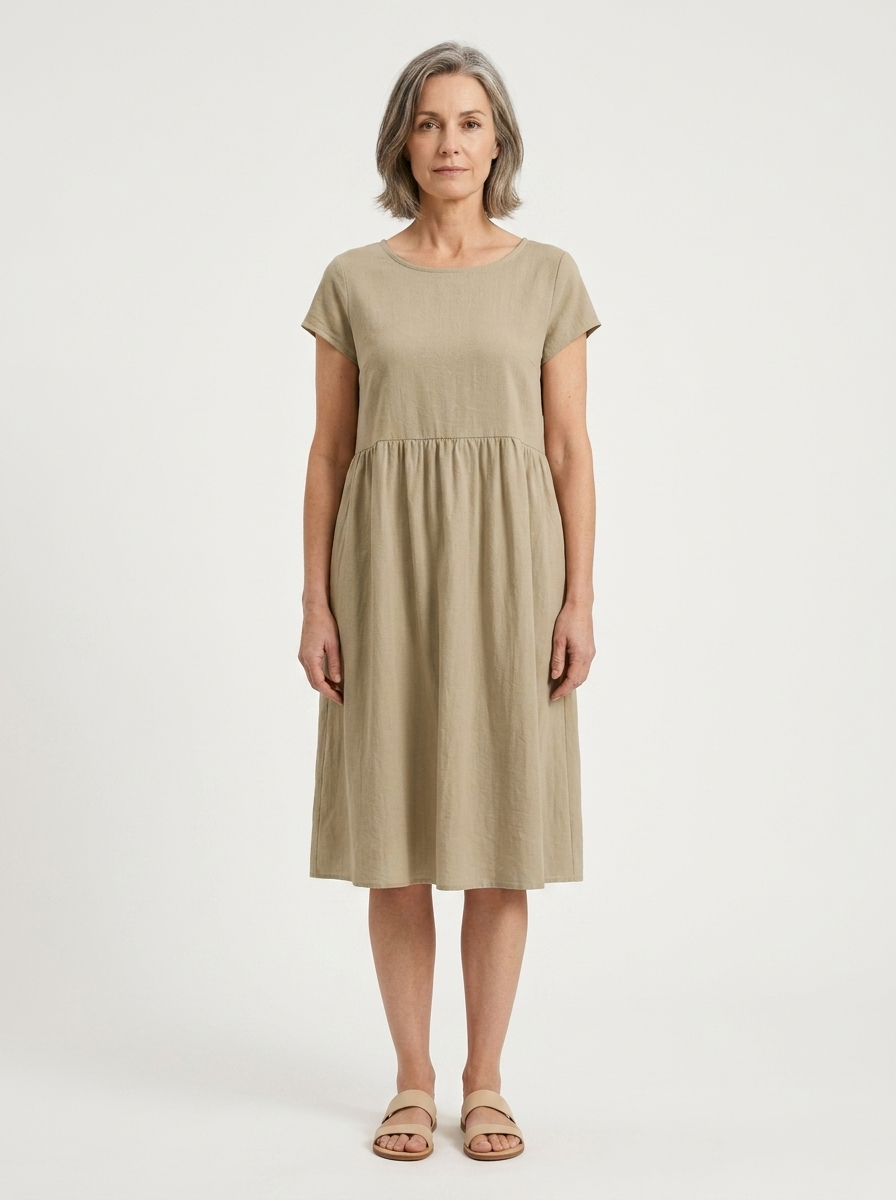 Bailey - Knee-Length Empire Waist Dress