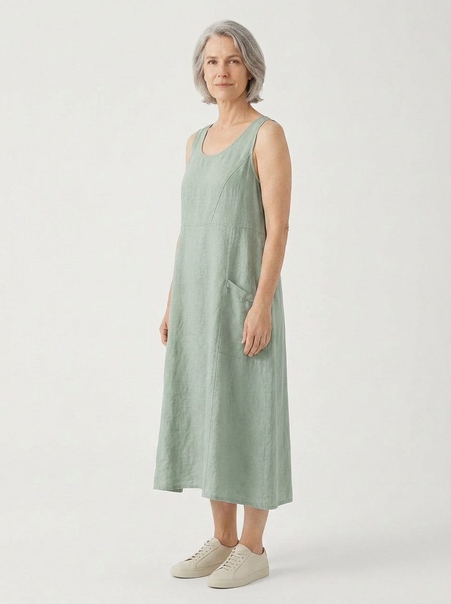 Brianna - Sleeveless A-Line Maxi Dress