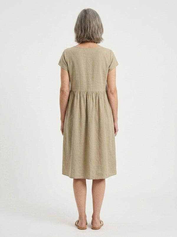 Bailey - Knee-Length Empire Waist Dress