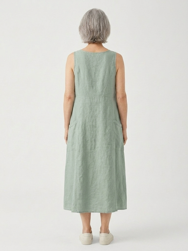 Brianna - Sleeveless A-Line Maxi Dress