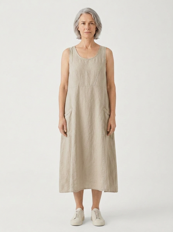 Brianna - Sleeveless A-Line Maxi Dress