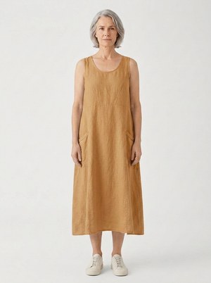 Brianna - Sleeveless A-Line Maxi Dress
