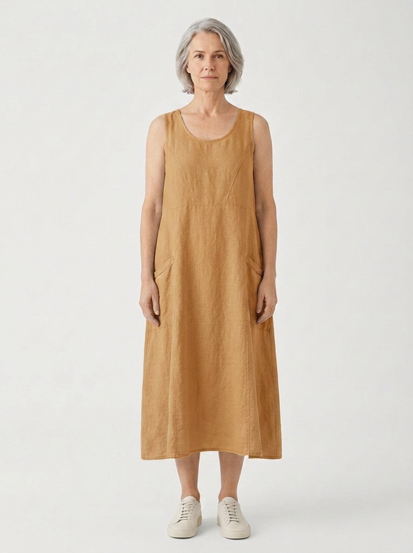 Brianna - Sleeveless A-Line Maxi Dress