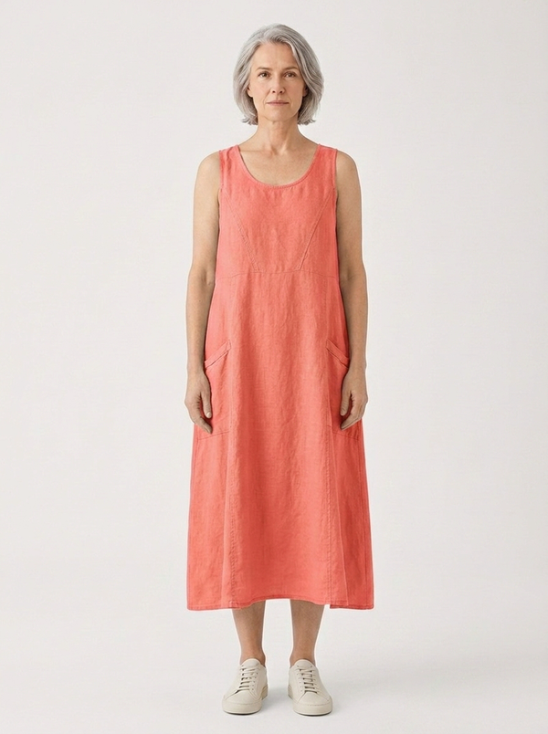 Brianna - Sleeveless A-Line Maxi Dress