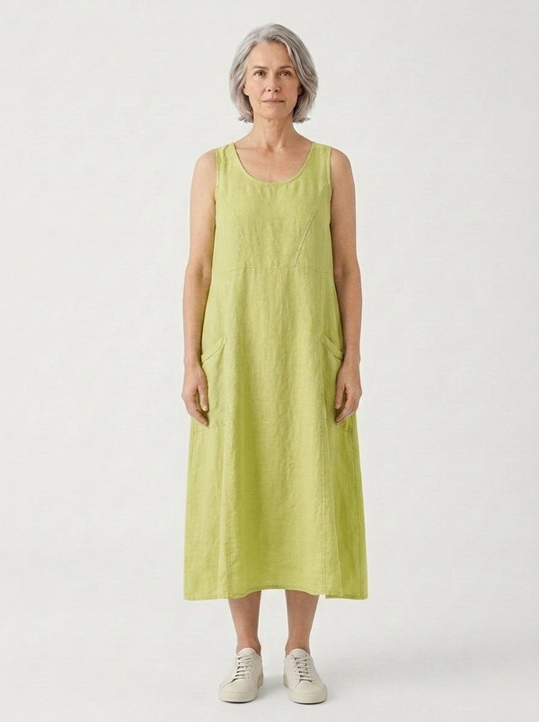 Brianna - Sleeveless A-Line Maxi Dress