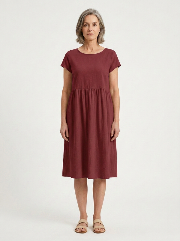 Bailey - Knee-Length Empire Waist Dress