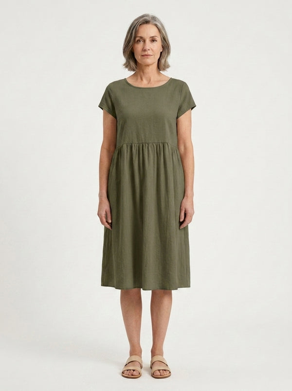 Bailey - Knee-Length Empire Waist Dress