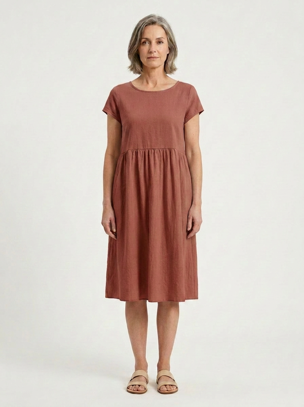 Bailey - Knee-Length Empire Waist Dress