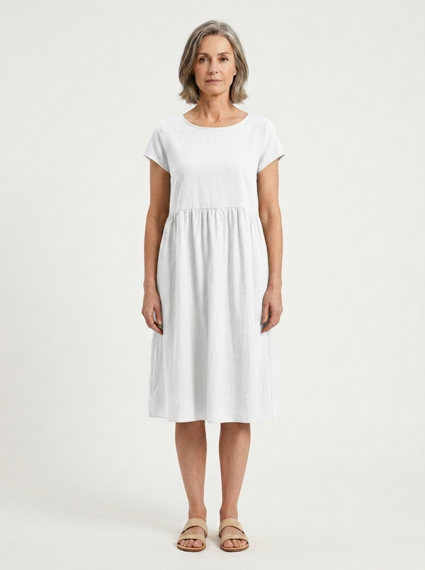 Bailey - Knee-Length Empire Waist Dress