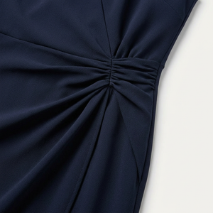 Karen - Sleeveless Midi Dress With Keyhole Neckline