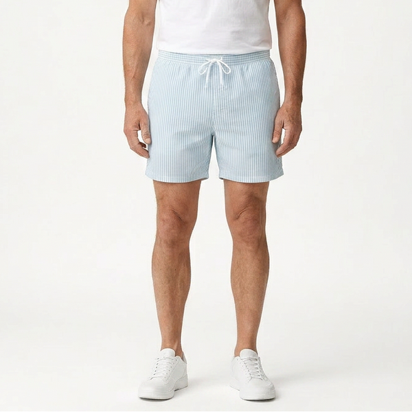 Shoravio - Striped Men's Swim Shorts