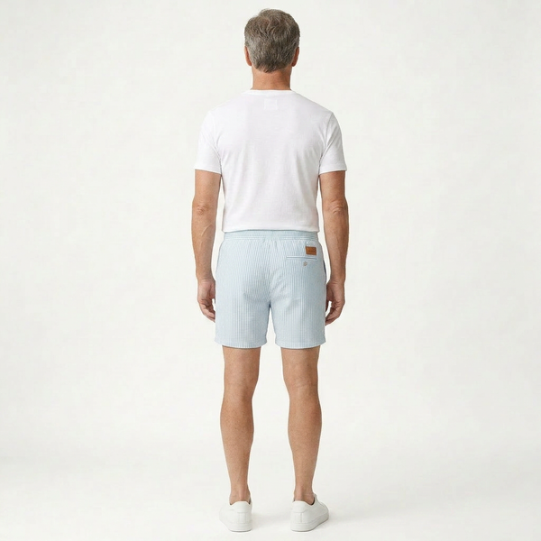 Shoravio - Striped Men's Swim Shorts