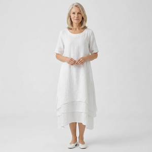 Flowane - Layered Hem Midi Maxi Dress