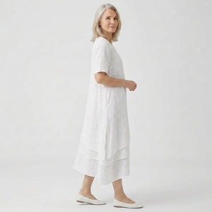 Flowane - Layered Hem Midi Maxi Dress
