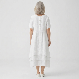 Flowane - Layered Hem Midi Maxi Dress