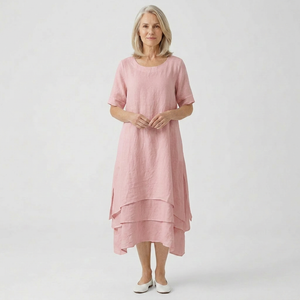 Flowane - Layered Hem Midi Maxi Dress