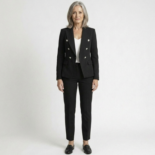 Vestara - Double-Breasted Blazer And Trouser Set