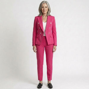 Vestara - Double-Breasted Blazer And Trouser Set