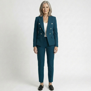 Vestara - Double-Breasted Blazer And Trouser Set
