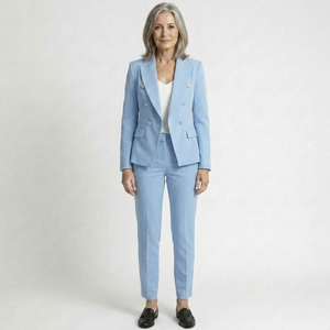 Vestara - Double-Breasted Blazer And Trouser Set