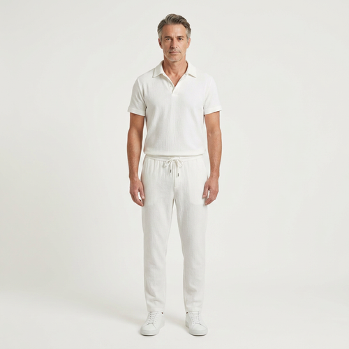 Xander - Short Sleeve Polo And Trouser Set