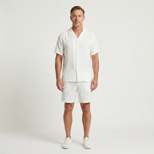 Brody - Two-Piece Short Sleeve Camp Collar Set