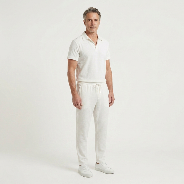 Xander - Short Sleeve Polo And Trouser Set