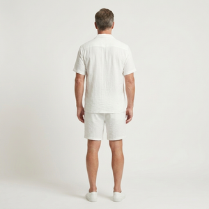 Brody - Two-Piece Short Sleeve Camp Collar Set