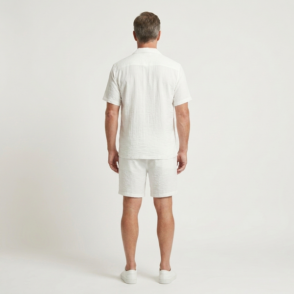 Brody - Two-Piece Short Sleeve Camp Collar Set