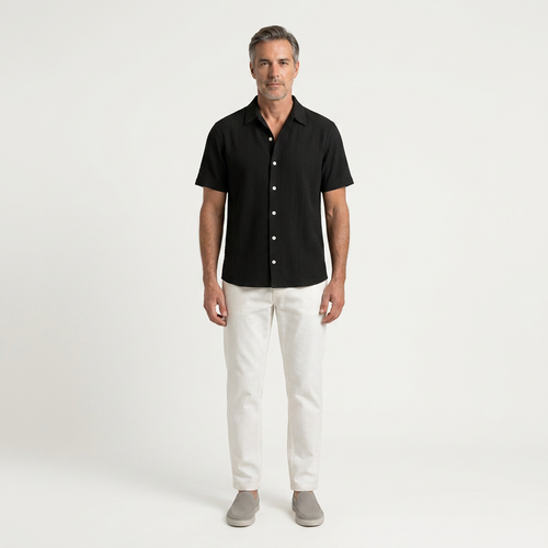 Nolan - Two-Piece Short Sleeve Shirt And Shorts Set