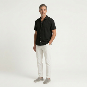 Nolan - Two-Piece Short Sleeve Shirt And Shorts Set