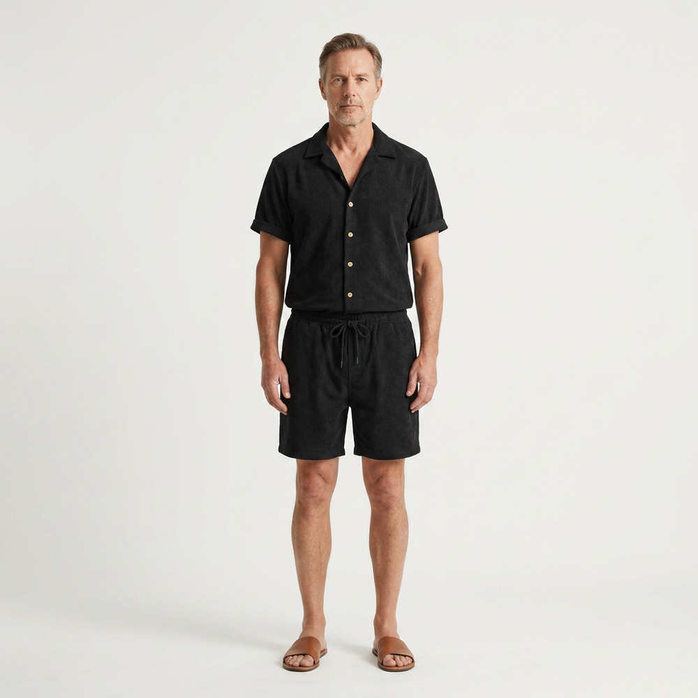Parker - Fine Ribbed Knit Two-Piece Set