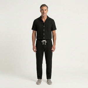 Nolan - Two-Piece Short Sleeve Shirt And Shorts Set