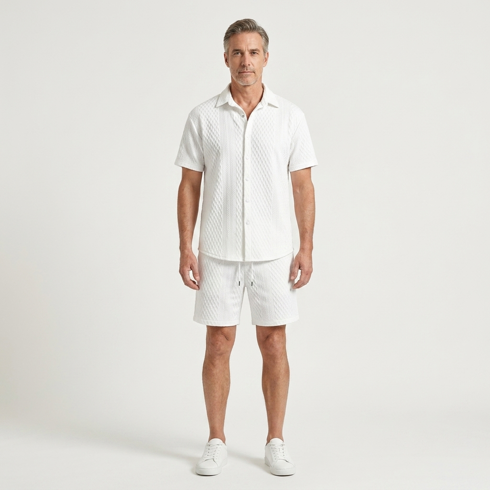 Jordan - Matching Short Sleeve Shirt And Shorts Set