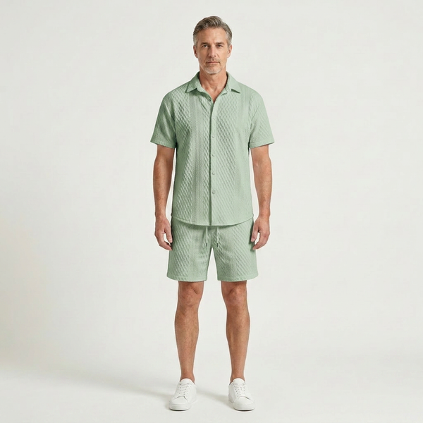 Jordan - Matching Short Sleeve Shirt And Shorts Set
