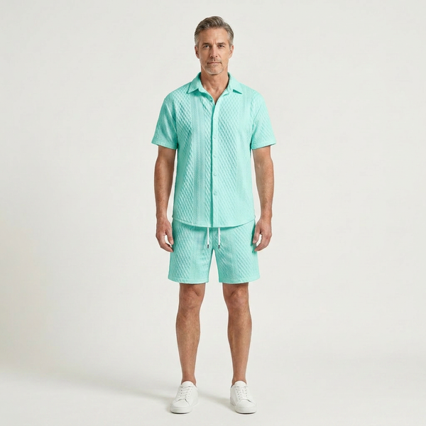 Jordan - Matching Short Sleeve Shirt And Shorts Set