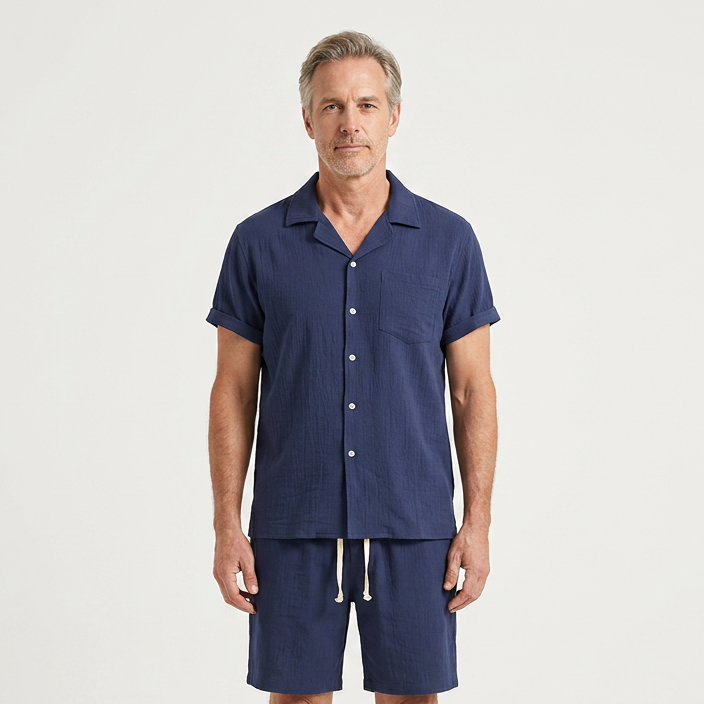 Easton - Matching Short Sleeve Shirt And Shorts Set