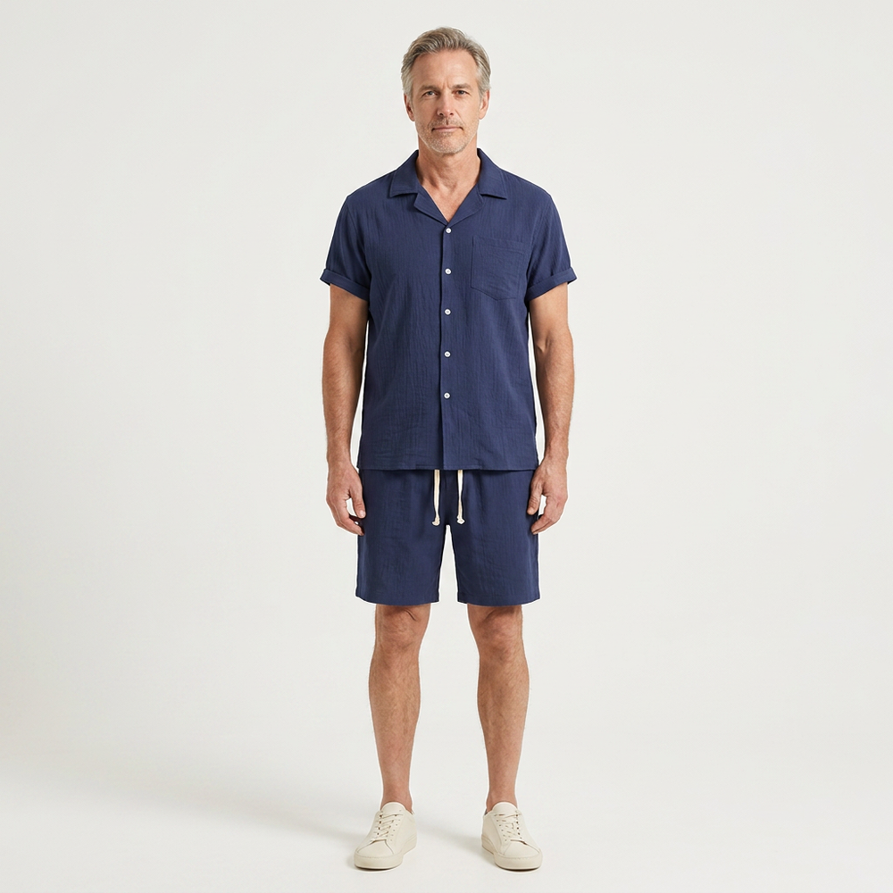 Easton - Matching Short Sleeve Shirt And Shorts Set