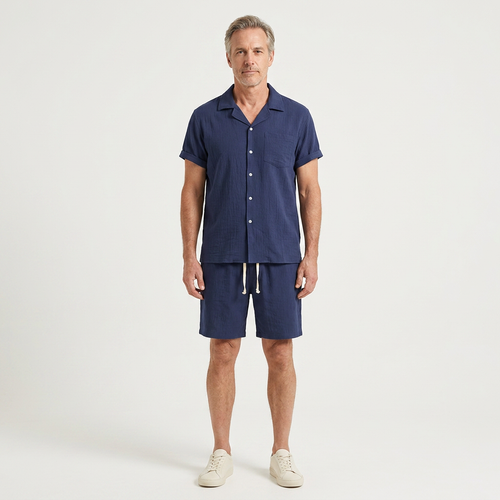 Easton - Matching Short Sleeve Shirt And Shorts Set