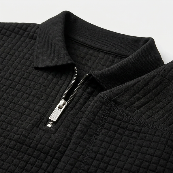 Cole - Textured Short-Sleeve Polo And Shorts Set