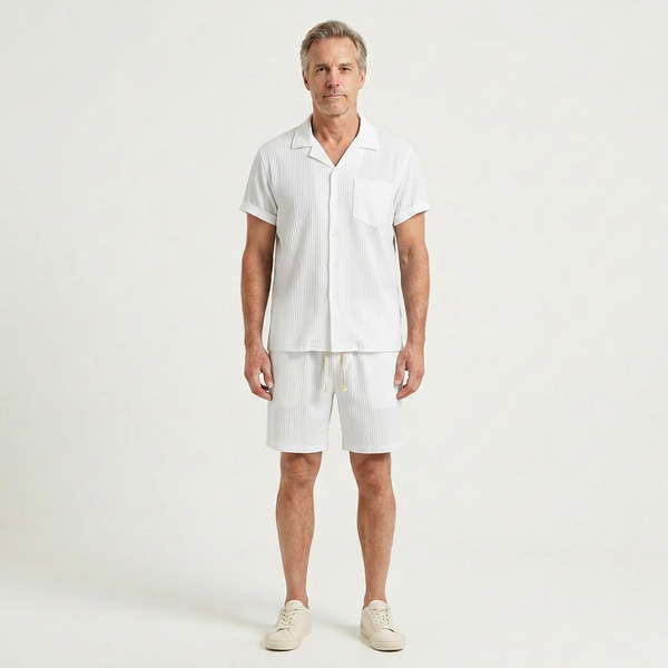 Easton - Matching Short Sleeve Shirt And Shorts Set