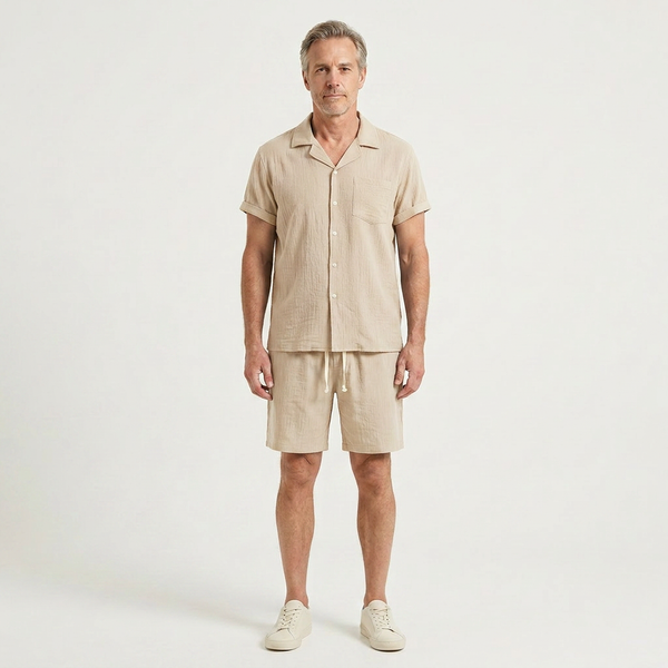 Easton - Matching Short Sleeve Shirt And Shorts Set