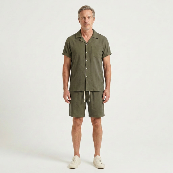 Easton - Matching Short Sleeve Shirt And Shorts Set