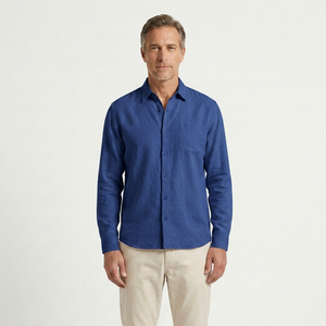 Christian - Long Sleeve Button-Down Casual Shirt