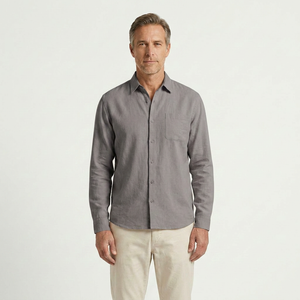 Christian - Long Sleeve Button-Down Casual Shirt