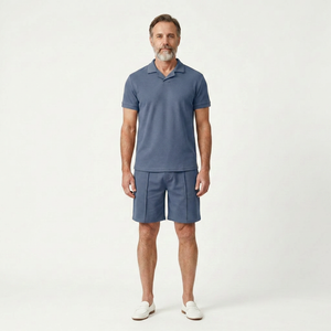 Eli - Short Sleeve Polo And Shorts Set